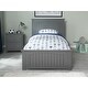 preview thumbnail 2 of 9, Nantucket Twin XL Foundation Bed with Matching Footboard in Grey