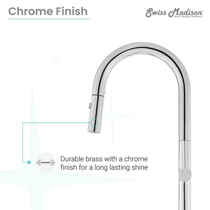 Chalet Single Handle, Pull-Down Kitchen Faucet