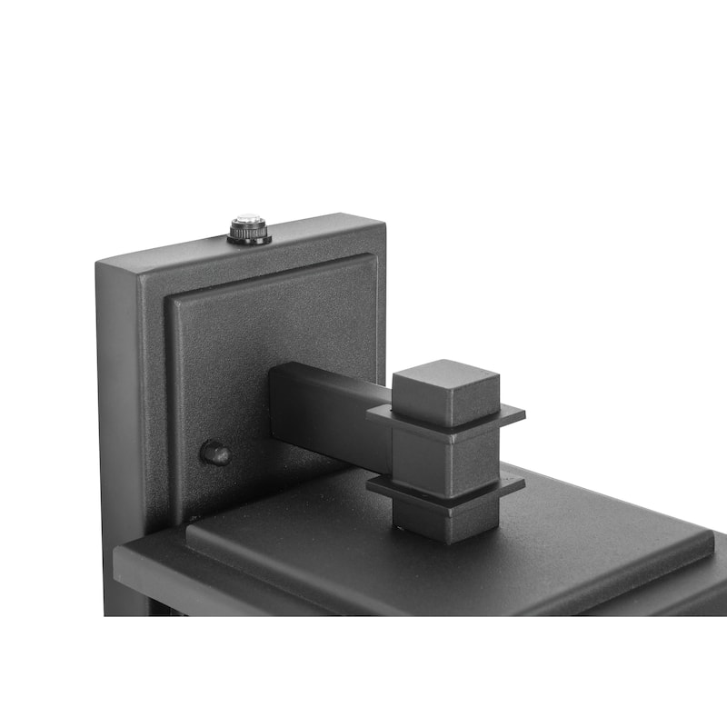 Black Not Motion Sensing Dusk to Dawn Outdoor Wall Lantern