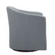 preview thumbnail 90 of 92, Modern Upholstered Swivel Barrel Chair Living Room Accent Chair