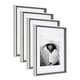 preview thumbnail 21 of 119, Kate and Laurel Gibson Photo Frame Set 4 Piece 11x14 matted to 8x10 - Gray/White