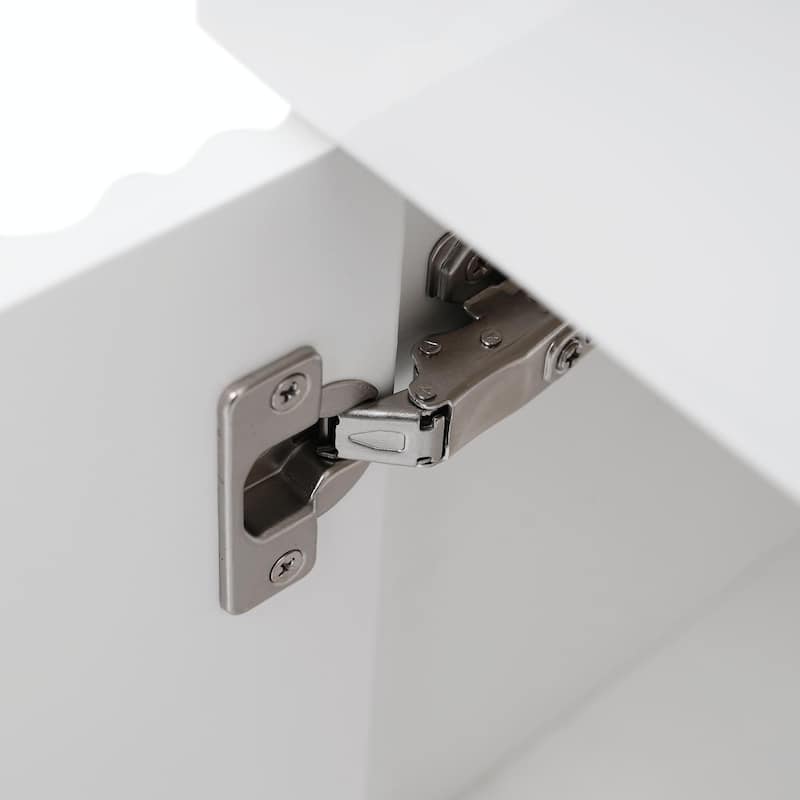 21.6-Inch Modern Floating Bathroom Vanity with Ceramic Basin