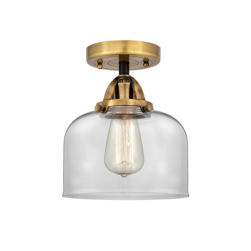 Innovations Lighting Nouveau 2 Bell - 1 Light 8" Semi-Flush Mount