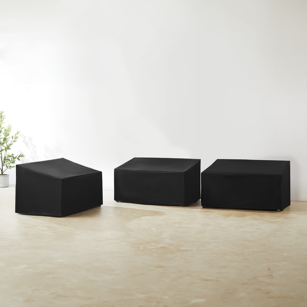 Crosley 3Pc Outdoor Sectional Furniture Cover Set