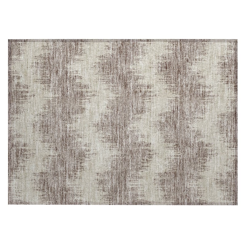 Machine Washable Indoor/ Outdoor Chantille Chevron Modern Rug