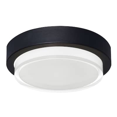 AFX ELMW11LAJUD Elm 11" Wide LED Flush Mount Drum Ceiling Fixture