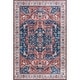 preview thumbnail 7 of 36, Nuloom Vita SplashGuard Vintage Medallion Machine Washable Area Rug