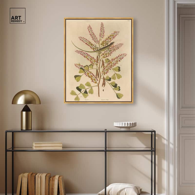 Green Lizard Canvas by Art Remedy