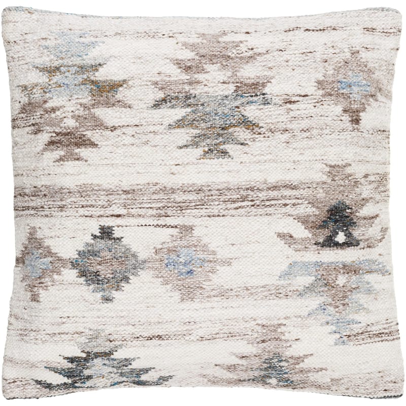 Meredith Rustic Geometric Accent Pillow