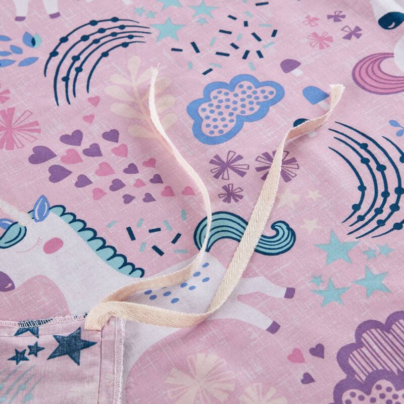 Intelligent Design Kids Ella Unicorn Cotton Duvet Cover Set