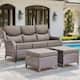Option Brown Wicker / Grey Cusion