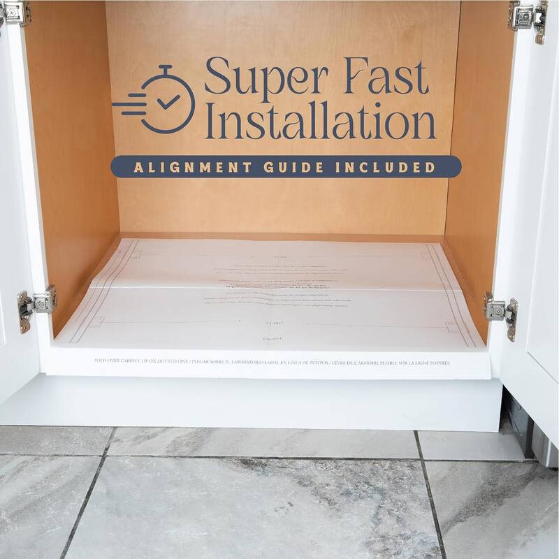 HOLD N' STORAGE Pull Out Cabinet Organizer 24”W x 21”D - Steel Metal cabinet drawers slide out, Chrome Finish