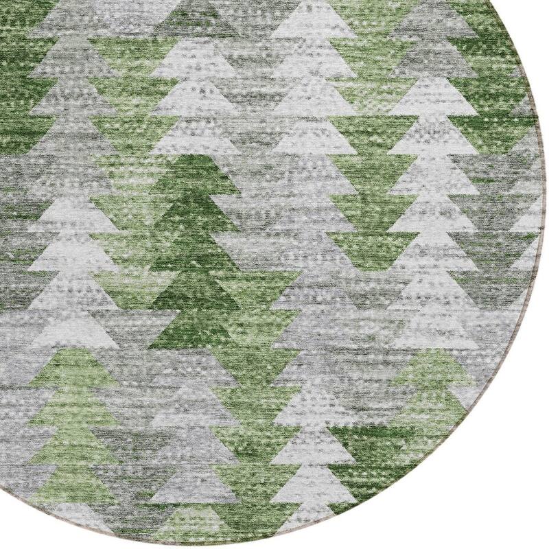 HomeRoots Geometric Transitional Rectangle Outdoor Rug