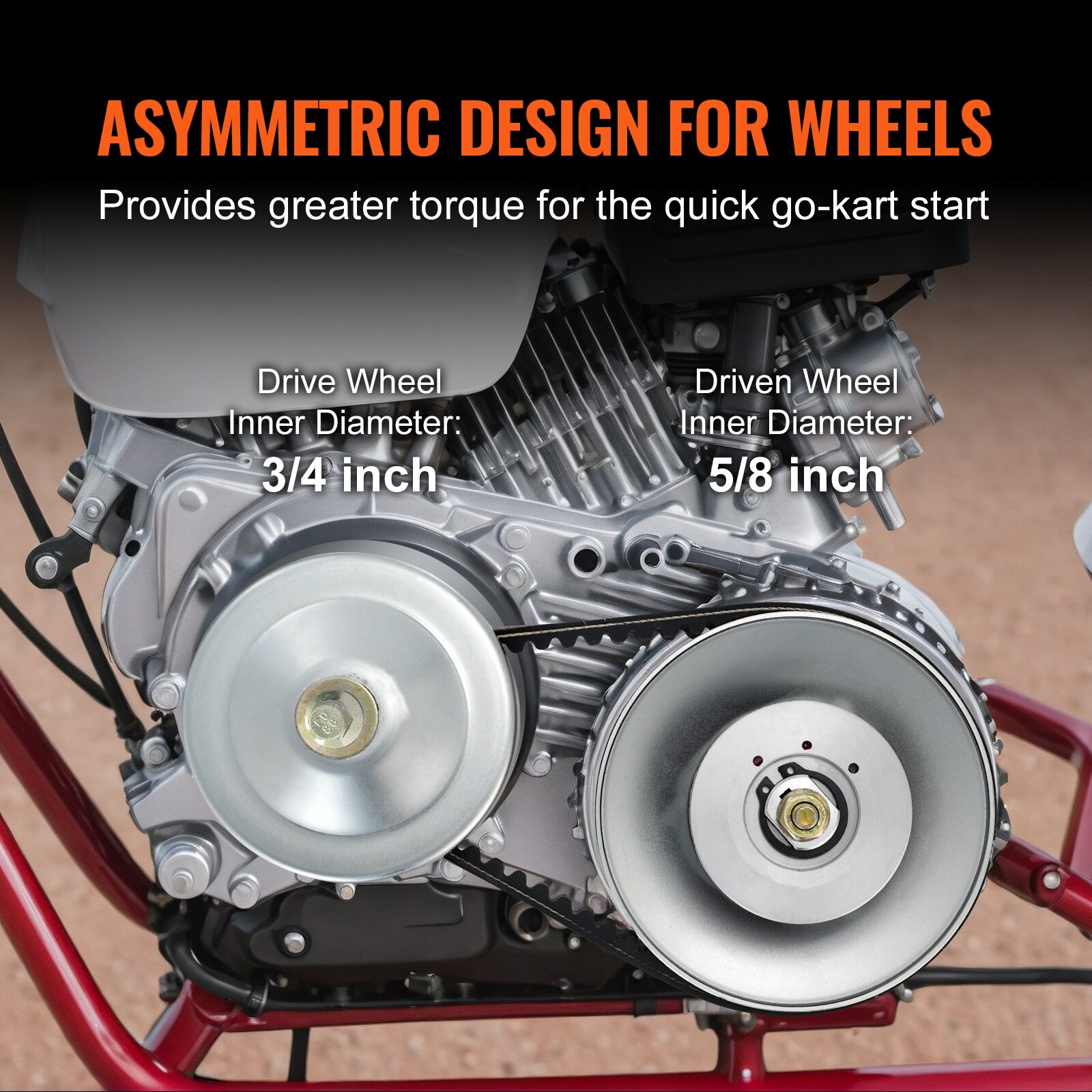 Go-Kart Torque Converter, 3/4
