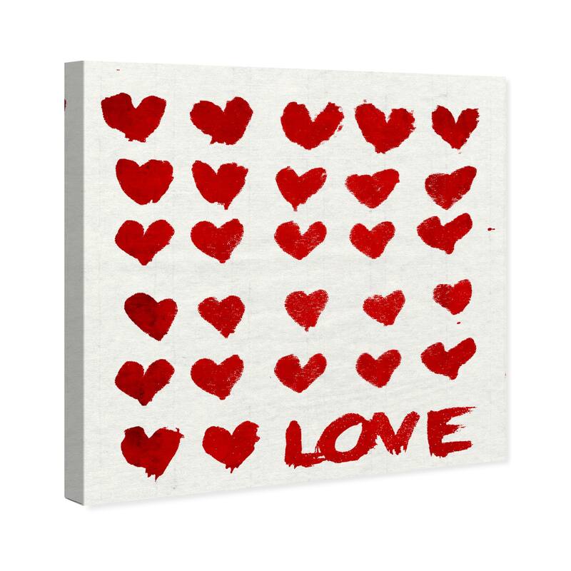 Wynwood Studio Canvas Fashion and Glam In The Papers Red Red and Crimson Modern & Contemporary Wall Art Canvas Print