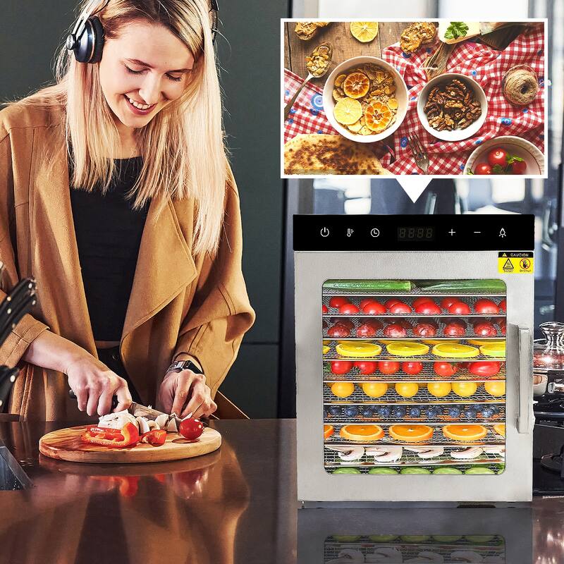 Stainless Steel Commercial Food Dehydrator for Food and Jerky