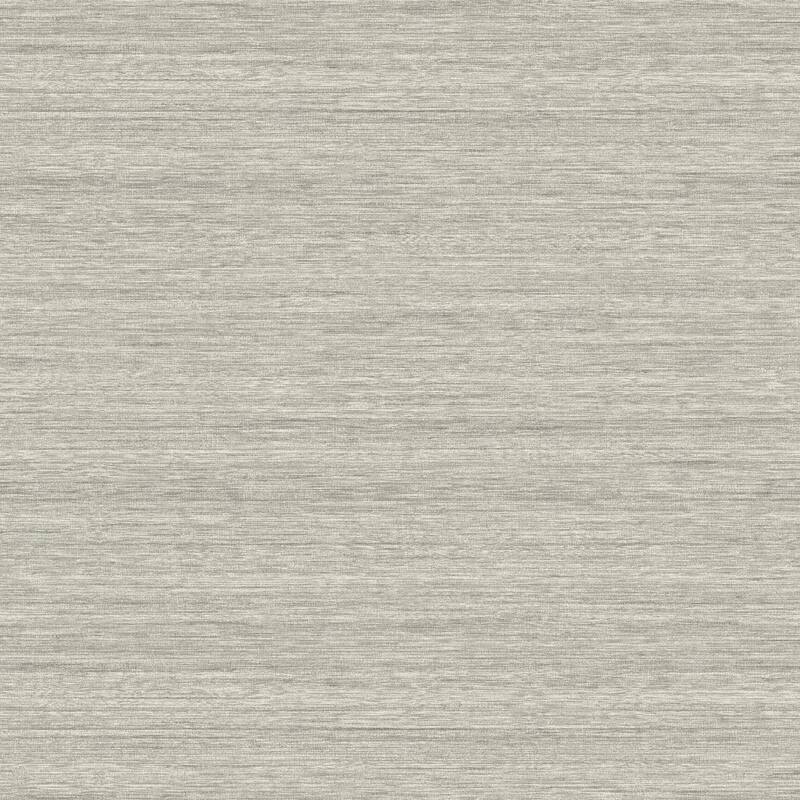 Seabrook Designs Shantung Silk Embossed Vinyl Unpasted Wallpaper - 27 in. W x 27 ft. L - Stoneware