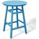 preview thumbnail 19 of 111, Polytrends Laguna Hdpe All Weather Outdoor Patio 35" Round Bar Table