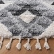 preview thumbnail 17 of 50, SAFAVIEH Moroccan Tassel Shag Kobi 2-inch Thick Rug