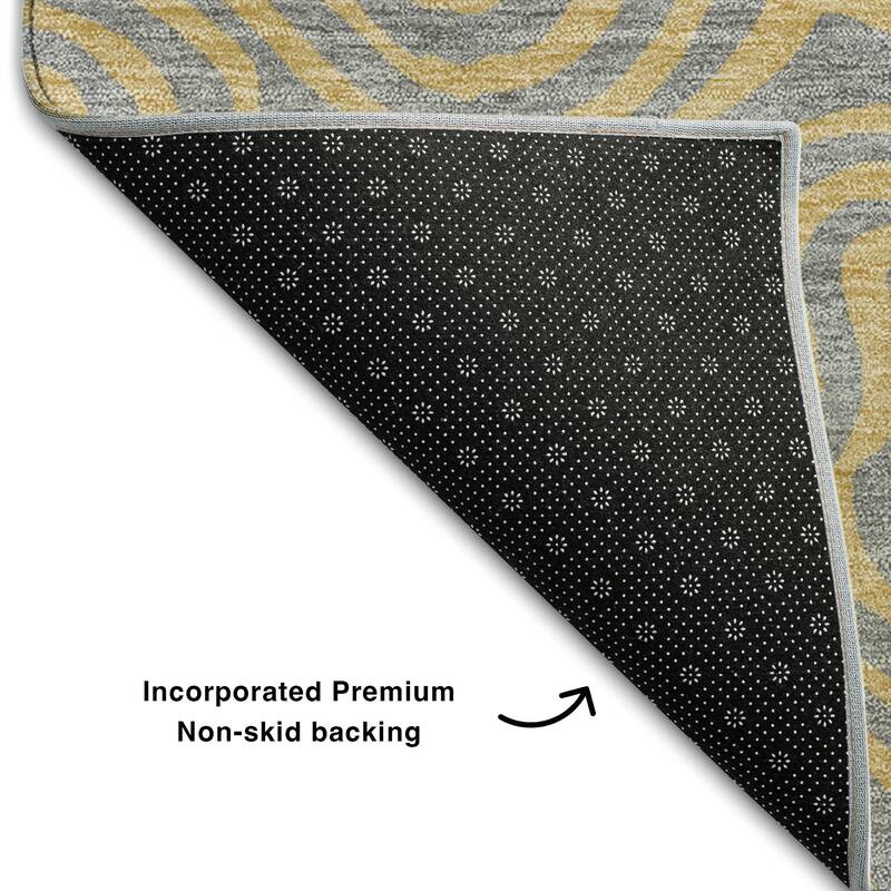 Premium Washable Super Soft Modern Maze Mayfield Rug