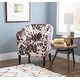 preview thumbnail 1 of 7, Andrew Barrel Brown and White Cow Print Club Chair