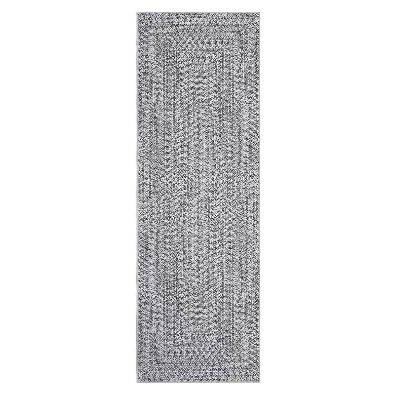 Modern Braided Print Rug Washable Area Rugs for Living Room Bedroom