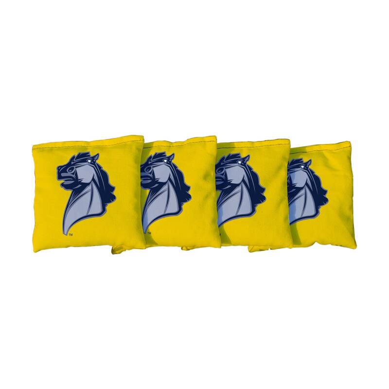 Central Oklahoma Bronchos Cornhole Bags Yellow - Corn Filled