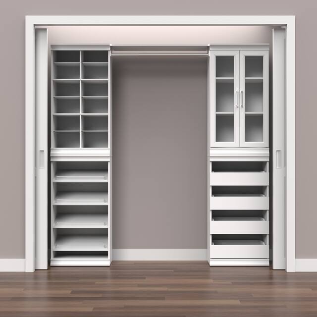 ClosetMaid Modular Closet Divided Shelf Unit