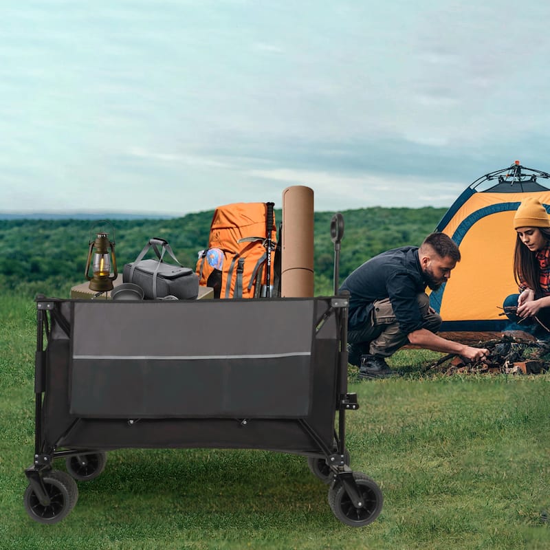 Extra Large 300L Heavy-Duty Folding Wagon Cart
