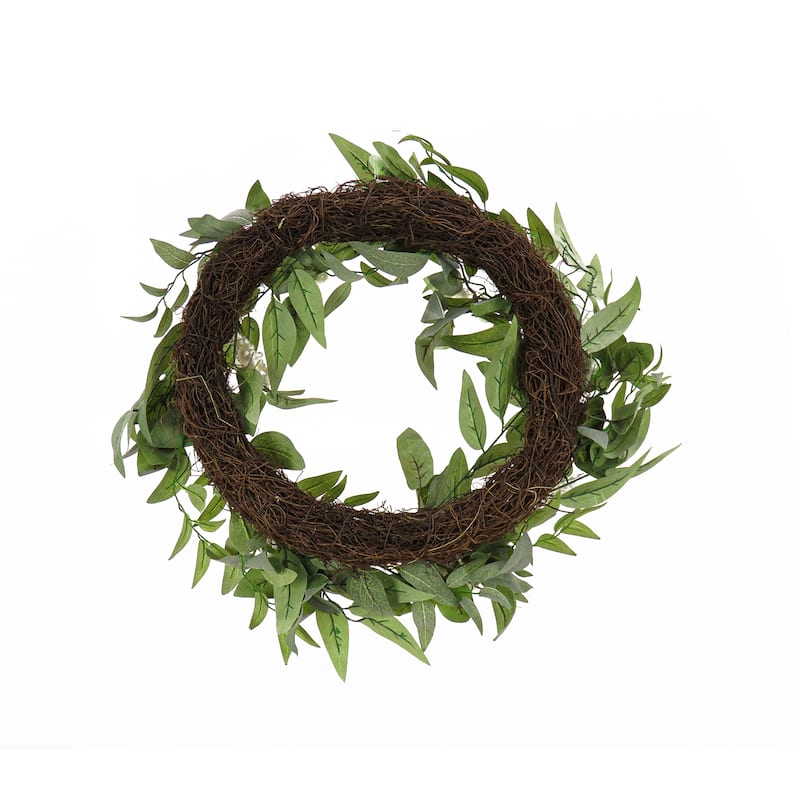 National Tree Company 2 ft. Mixed Leaves Christmas Wreath - 2 ft