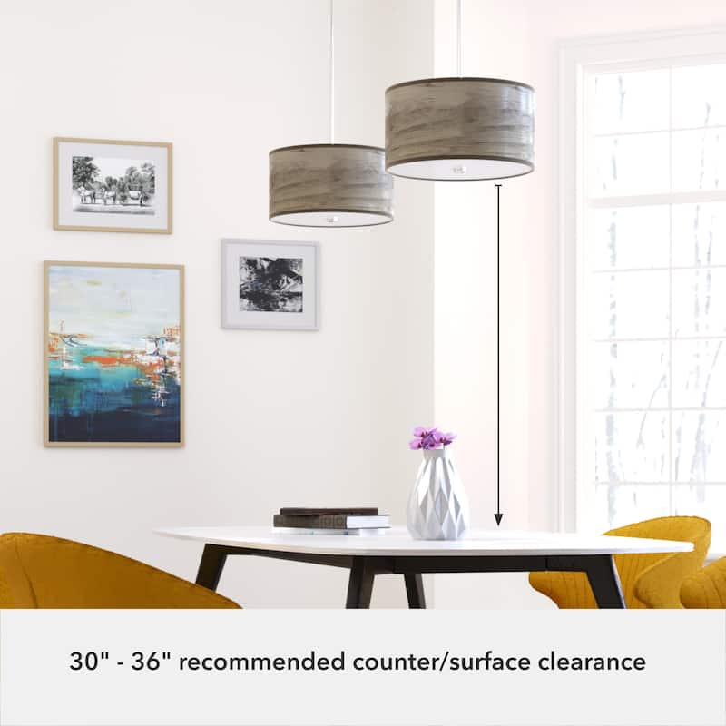 Hunter Solhaven Drum Pendant Light