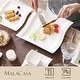 preview thumbnail 8 of 12, MALACASA Flora 60-Piece Porcelain Dinnerware Set, Service for 12