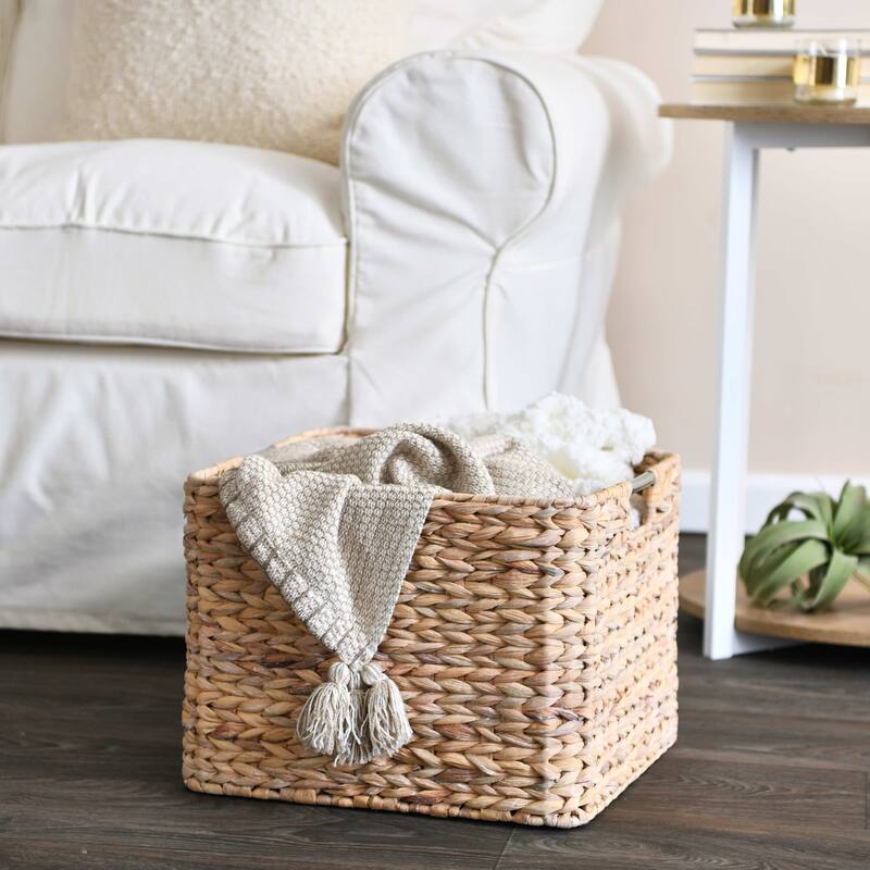 Household Essentials Square Wicker Basket