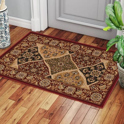 Red 2 ft. x 3 ft. Area Rug - 3' x 2'