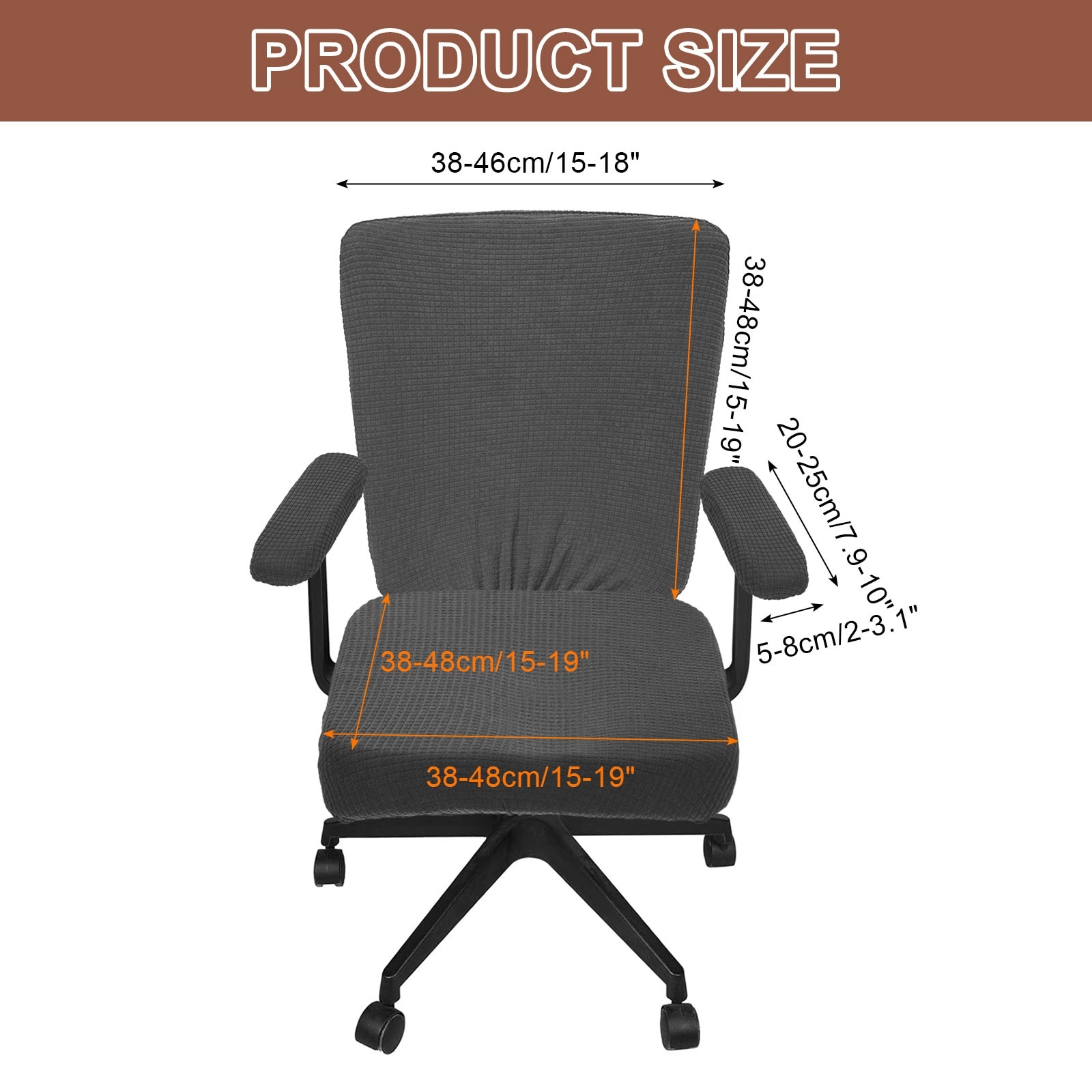 Office Chair Covers, Stretchable Computer Chair Slipcover