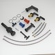 preview thumbnail 10 of 33, Double Handle Three-Hole Bath Waterfall Faucet with Drain