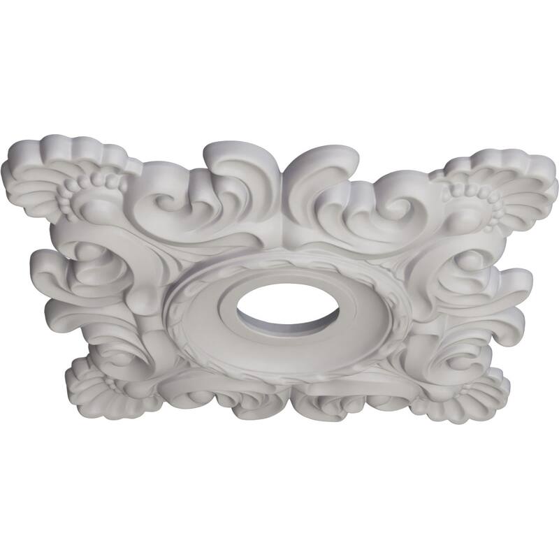 18"W x 18"H x 3 1/4"ID x 1 1/2"P Crawley Ceiling Medallion
