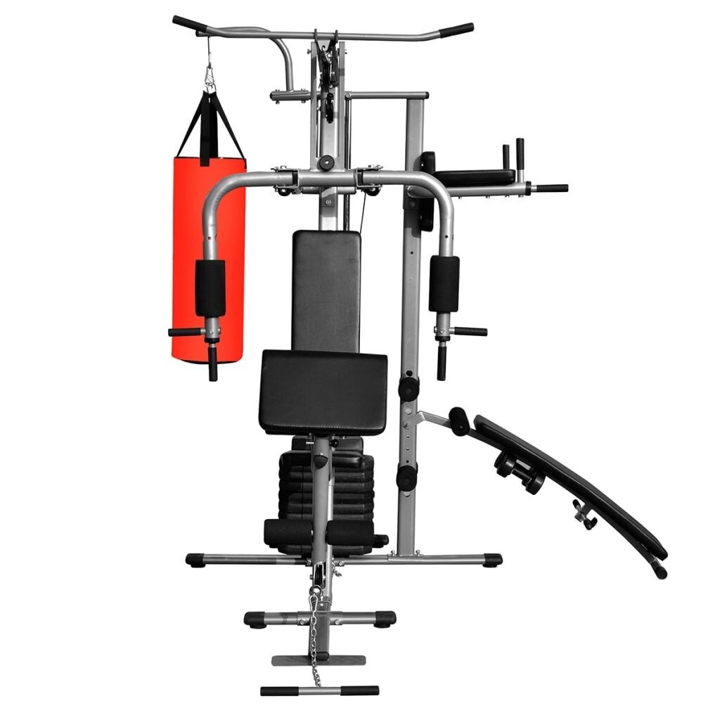 Multi gym 2025 with punch bag