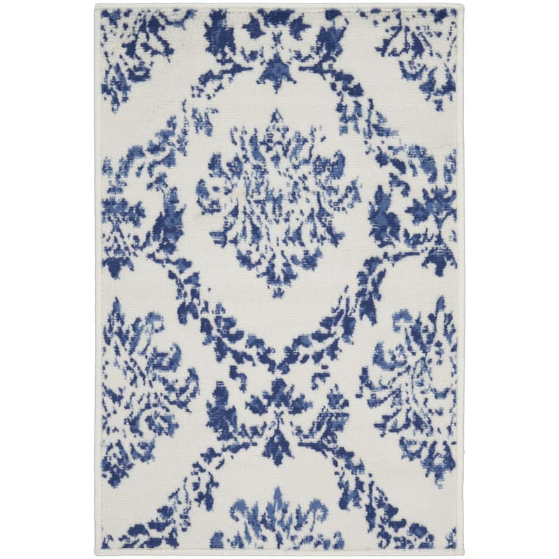 Power Loomed Distressed Stain Resistant Area Rug - 36' X '24' X '0.39