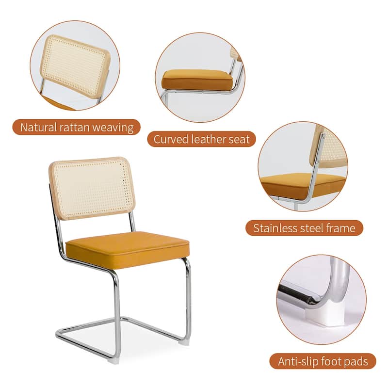 Upholstered Dining Chairs Side Accent Chairs Set of 2