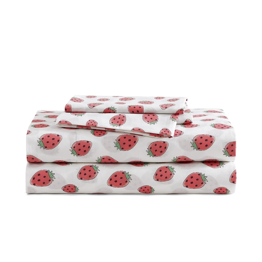 Poppy & Fritz Cotton Percale Printed Bed Sheet Sets