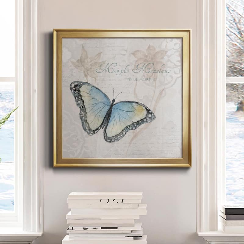 Postcard Butterfly III-Premium Framed Canvas - Ready to Hang