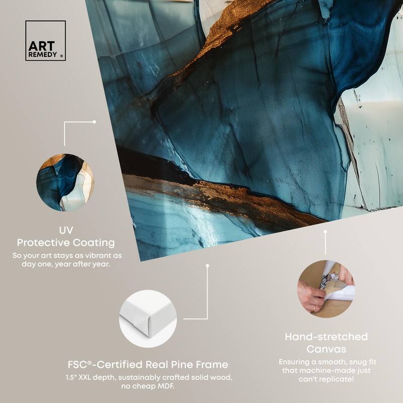 Glitch Aesthetic II Canvas Set of 2 by Art Remedy, Gallery Wrapped