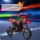 preview thumbnail 4 of 16, 24V Kids Electric Motorcycle, Pneumatic Tires, and Non-Slip Handle