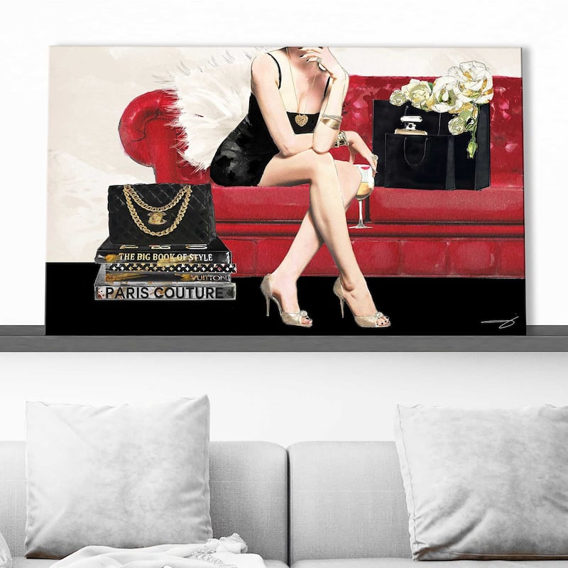 "Hers 1" by Jodi Print on Canvas