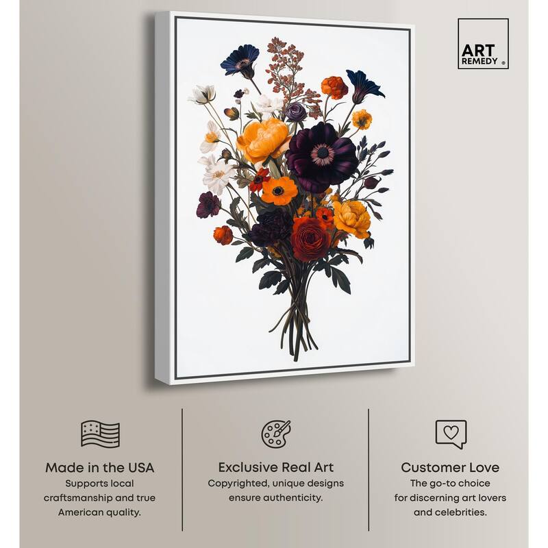 Regal Rose Riot II Canvas by Art Remedy