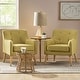 preview thumbnail 1 of 20, Felicity Mid-Century Modern Fabric Tufted Arm Chair (Set of 2) by Christopher Knight Home