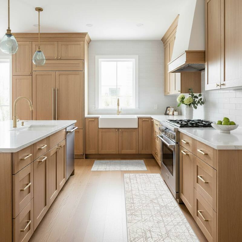 Wyatt & Ash Dream Mink Printed Chenille Rugs