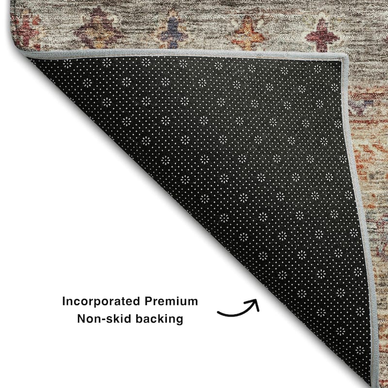 Premium Washable Super Soft Tribal Global Mayfield Rug
