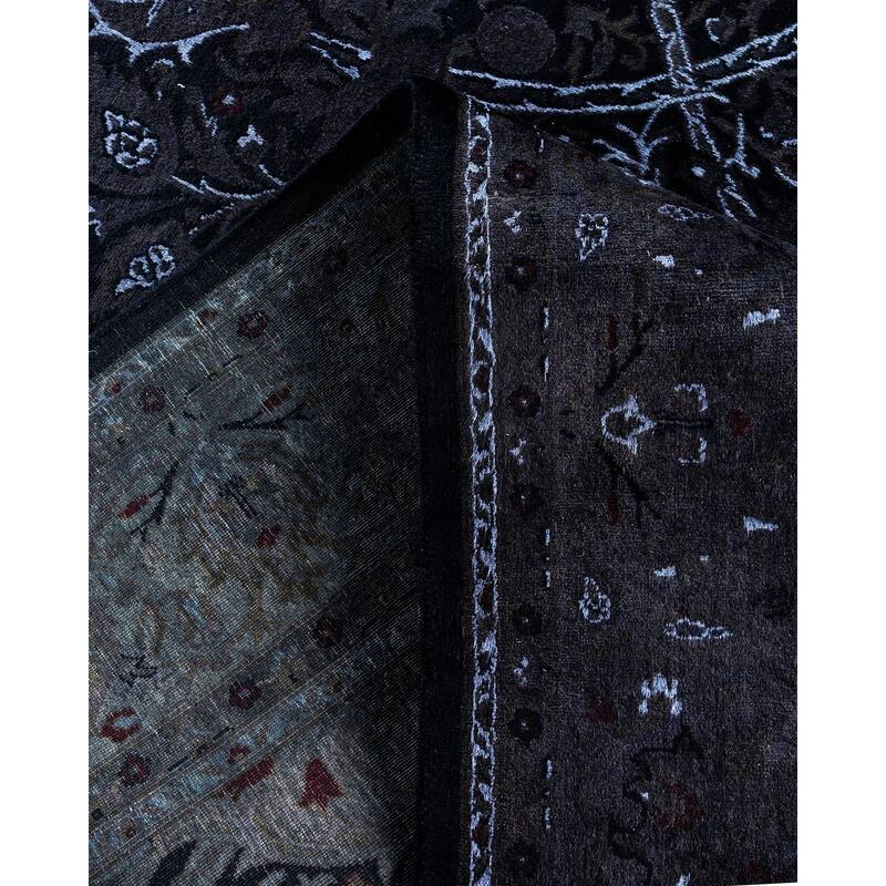 Fine Vibrance One-of-a-Kind Hand-Knotted Area Rug - Brown, 6' 2" x 9' 3" - 6' 2" x 9' 3"